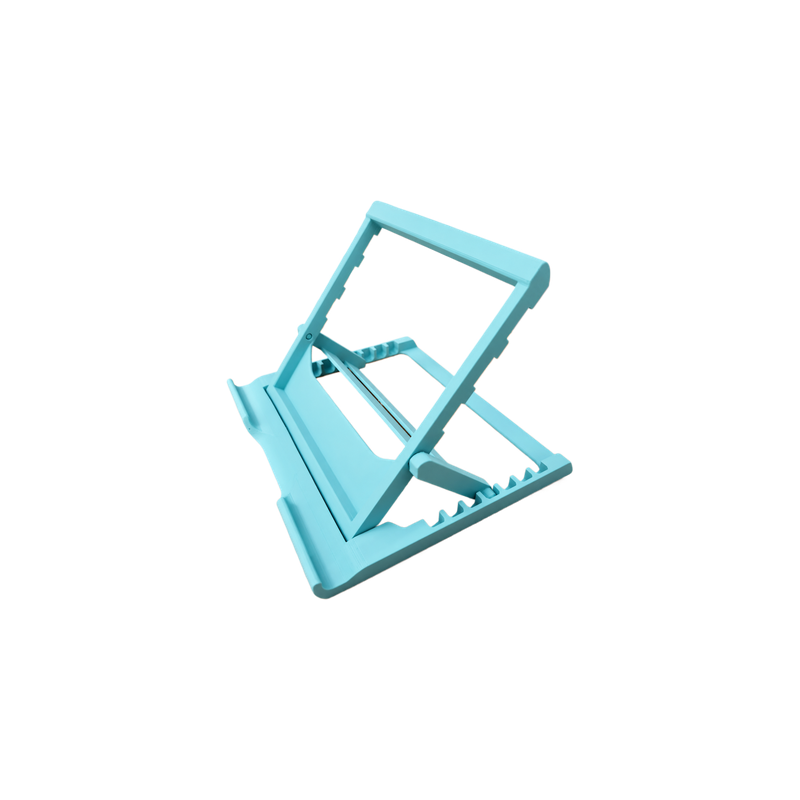 Adjustable Angle Foldable Tablet Stand, Desktop Drawing Pad Holder — white background