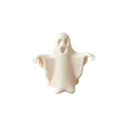 Cute Spooky Ghost Decorative Figurine, Holiday Tabletop and Shelf Display Statue — white background