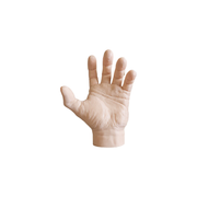Realistic Freestanding Hand Sculpture, Tabletop Decorative Ornament for Home Display — white background