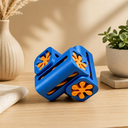 Triple Spiral Interlocking Tabletop Puzzle for Brain Training and Desktop Display — product scene