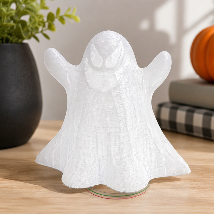Halloween Ghost Shaped Decorative Tea Light Shade Lamp Cover for Home Desk and Shelf Display — main product view