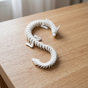 Articulated Dragon Figurine, Flexible Movable Poseable Desktop and Home Shelf Display Ornament — main product view