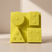 Geometric Shape Matching Set, Stackable Pieces with Matching Base — main product view