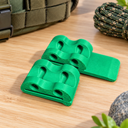 2 Pack Molle Clip Paracord Fasteners, Outdoor Backpack Accessories for Camping and Hiking — additional product view