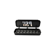 RC Pinion Gear Storage Case, Holds Up To 16 Gears, Removable Inner Tray, Secure Snap-Fit Lid — white background
