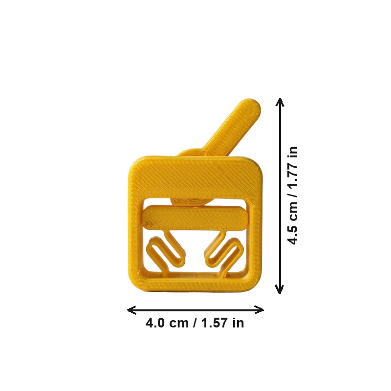 Satisfying Click Fidget Toggle Switch, Desktop Office Clicker, No Assembly Required — dimensions