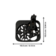 2 Pcs Black Mechanical Crank Gear Finger Pick, Rotatable Desktop Stress Relief Small Items