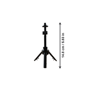Adjustable Foldable Tripod Phone Stand, Tiltable Phone Mount with Secure Grip