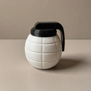Grenade Shaped Portable Pill Box, Supplement and Vitamin Tablet Storage Container — product scene