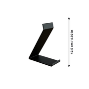 Black Minimalist Vinyl Record Display Stand, Stable Desktop Album Holder for Home Decor