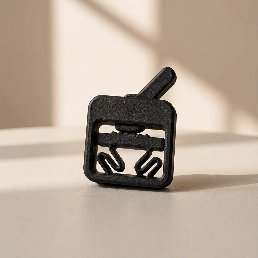 Push-Button Slider Fidget, Dual Desktop and Portable Use, Crisp Click Sensory Fidget for Stress Relief — main product view
