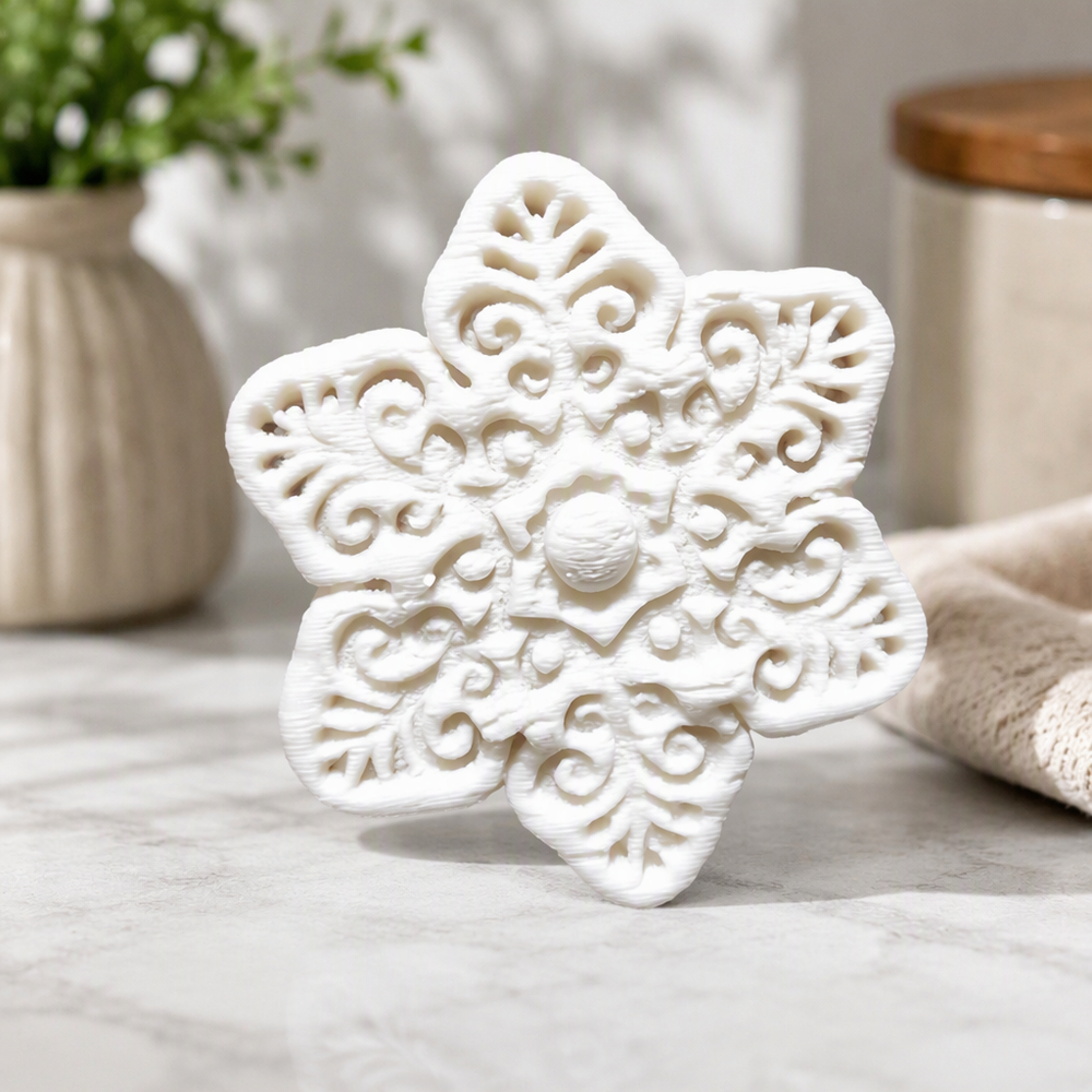 Christmas Embossed Snowflake Baking Mold Set 5 Pcs for Fondant and Pastry — main product view