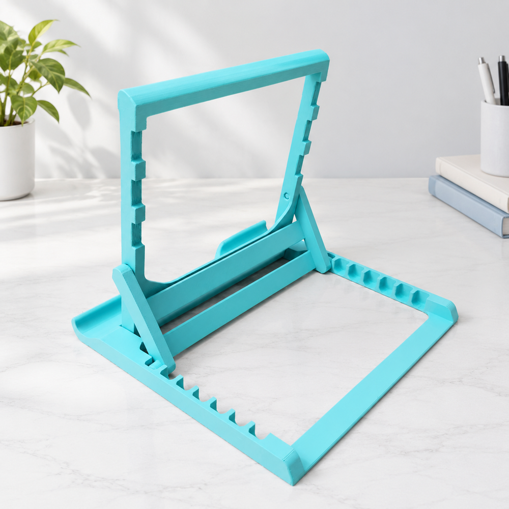 Adjustable Angle Foldable Tablet Stand, Desktop Drawing Pad Holder — additional product view