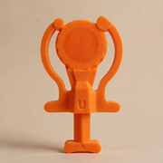 Handheld Disc Launcher with 2 Matching Launch Discs, No Assembly Required, Compact Portable Push-to-Launch Design — product scene