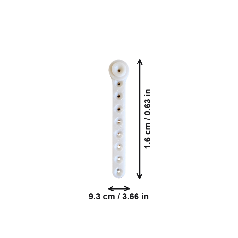 5 Pack Rotating Drawing Compass Geometric Drafting Tool for Drawing Circles and Arcs — dimensions