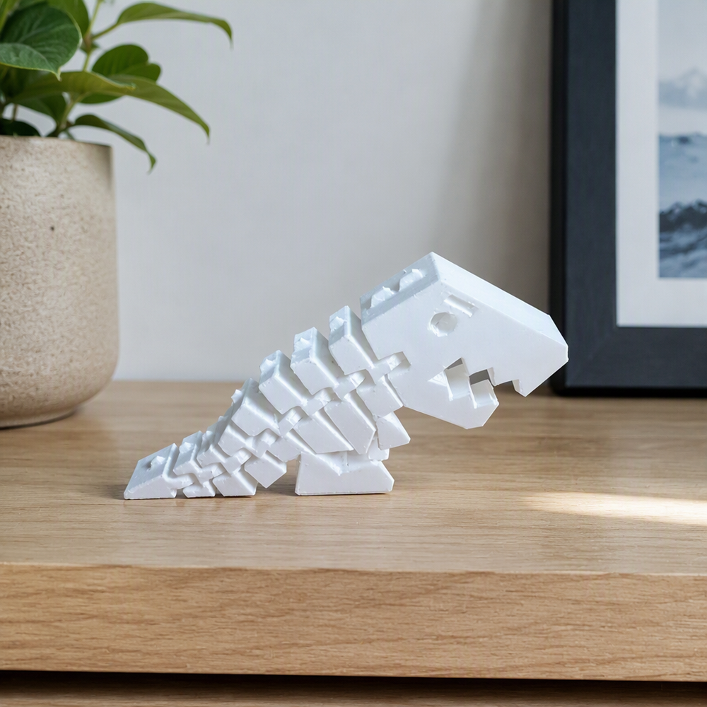 2 Pack Articulated Posable Dinosaur Figurines with Flexible Movable Joints for Display — additional product view