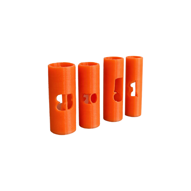 4 Pack US Coin Counter Sorter Tubes for Daily Coin Sorting and Counting Management — white background