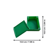 Electronic Enclosure Battery Storage Box with Removable Lid and Cable Opening — dimensions