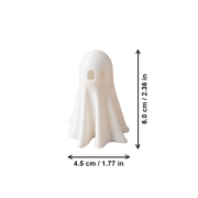 2Pcs Spooky Ghost Figurines, Tabletop & Shelf Ornaments for Halloween Home and Party Decor — dimensions