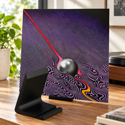 Minimalist Tabletop Vinyl Record Display Holder for Home and Studio Music Decor — main product view