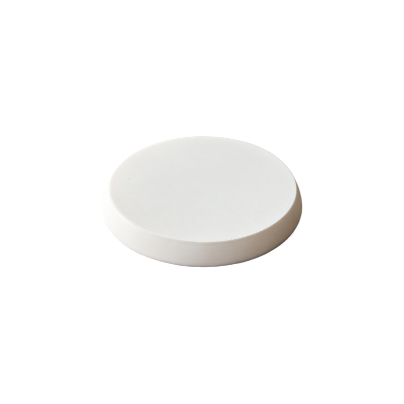 Round Minimalist Display Stand, Smooth Base for Small Collectibles and Desktop Decor Items — white background
