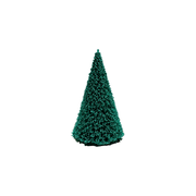 Textured Cone Festive Tabletop Holiday Tree Decoration — white background