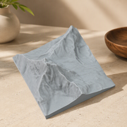 Mountain Topographic Relief Model Desktop Home Decor Accent Piece — product scene