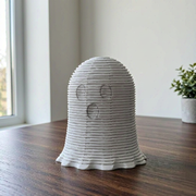 Stretchy Layered Ghost Figurine Halloween Desktop and Home Display Ornament — additional product view
