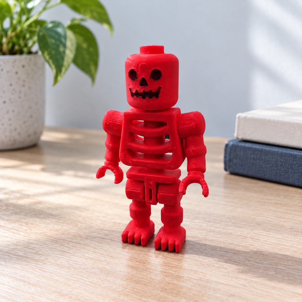 3 Pack Articulated Skeleton Figurines, Creative Desktop Ornaments for Home Office and Halloween Display — additional product view