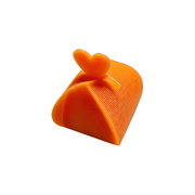 Heart Top Foldable Small Gift Box for Candies and Trinkets — white background