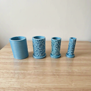 4-Piece Handheld Labyrinth Maze Brain Teaser Set, Novelty Puzzle for Gifting and Desktop Display — additional product view