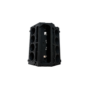 V8 Engine Block Shaped Business Card and Pen Holder, Desktop Office Organizer — white background