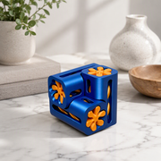 Triple Spiral Interlocking Tabletop Puzzle for Brain Training and Desktop Display — main product view