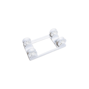 Gear Rotating Printer Spool Holder, Smooth Rolling Desktop Bracket With No Extra Hardware Required — white background
