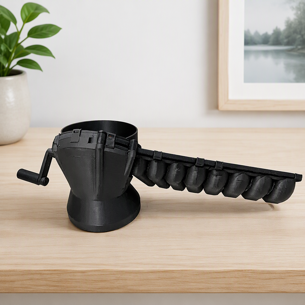 Desktop Manual Coin Sorter, Loose Change Organizer and Storage for Home and Office, Designed for Euro Coins - Assembly Required — additional product view