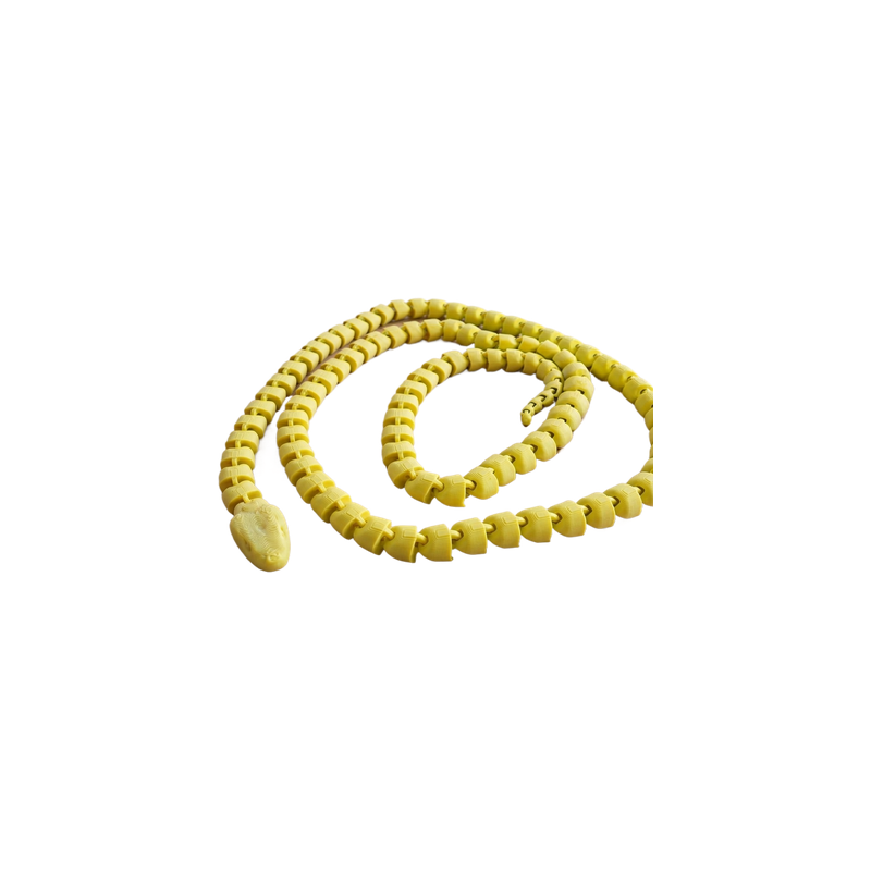 Flexible Articulated Snake Desktop and Home Decoration Ornament — white background