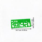 3 Pieces Multi-Pattern Drawing Stencils For Art, Handcraft, Doodling And Tracing — white background