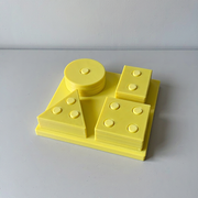 Geometric Shape Matching Set, Stackable Pieces with Matching Base — additional product view