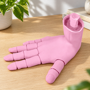 Poseable Articulated Hand with Moveable Finger Joints, Novelty Decorative Display Figure — main product view