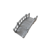 Miniature Arched Bridge Model for Micro Landscape, Tabletop Scene and Diorama Display — white background