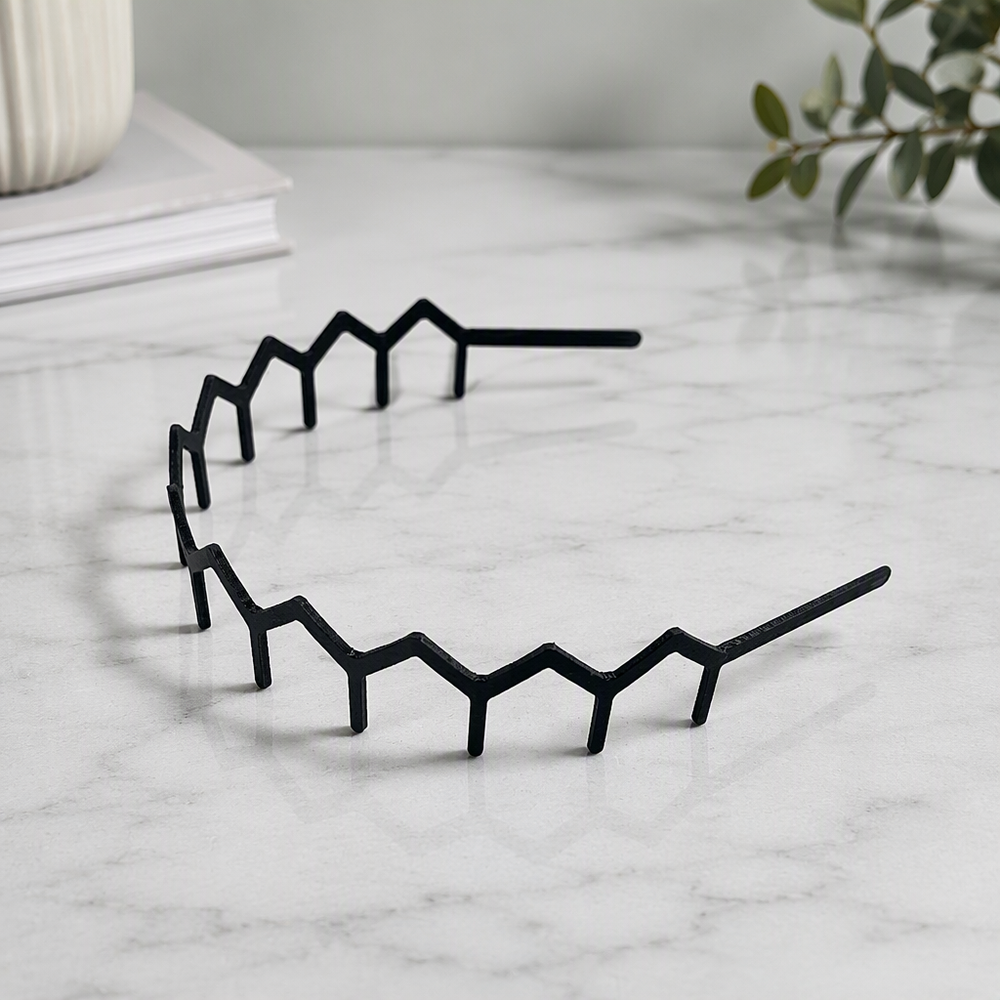 Flexible Wavy Headband with Teeth, Secure Hold Hair Styling Accessory for Daily Use — additional product view