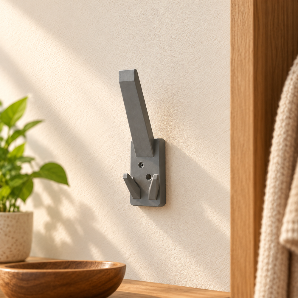 2 Pack Wall Mounted Coat Hooks, Home Hanging Organizer for Coats and Clothes — product scene