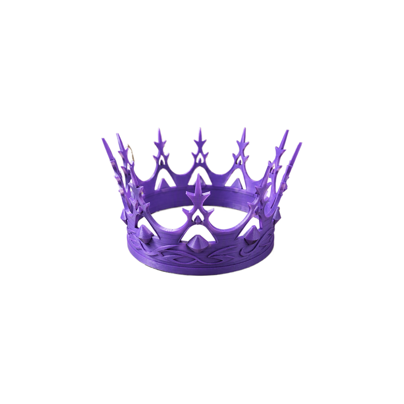 Spiked Decorative Crown Headpiece for Parties, Cosplay, Festive Celebrations and Themed Events — white background