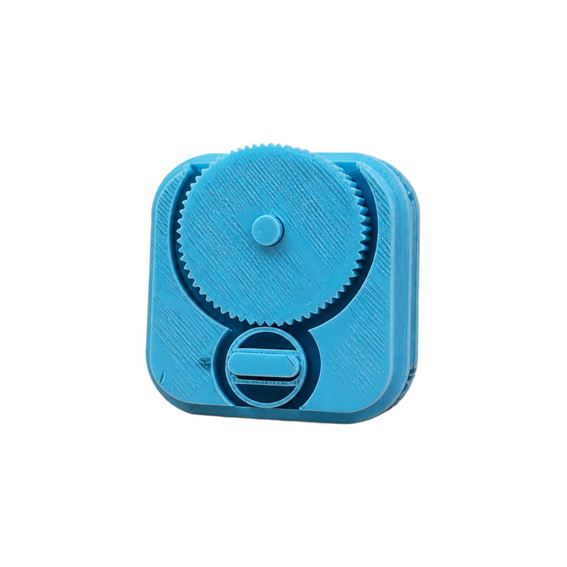 Matte Rotary Fidget Clicker Portable Stress Relief Desk Accessory — white background