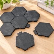 Modular Interlocking Hexagon Tiles, Tabletop Game Custom Terrain Accessories — main product view
