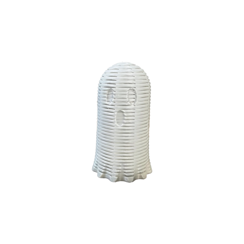 Stretchy Layered Ghost Figurine Halloween Desktop and Home Display Ornament — white background