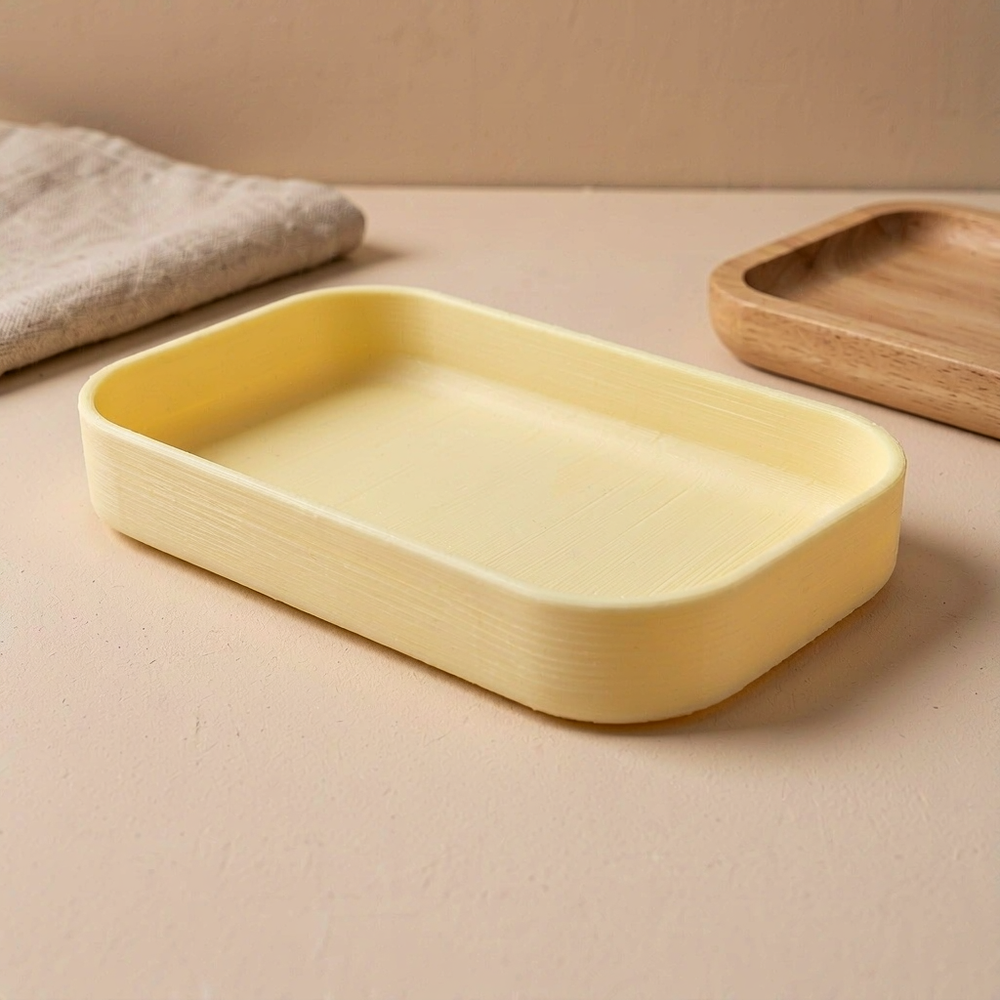 Modern Rectangular Catchall Tray Desktop and Entryway Small Item Storage Organizer — product scene