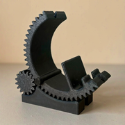Adjustable Geared Tilt Desktop Smartphone Stand, Desk Phone Holder for Home and Office — product scene