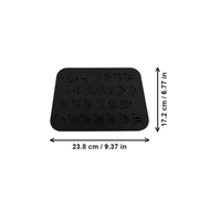 Number and Basic Math Symbol Set with Fitted Storage Tray, Math Utility for School and Office Use — dimensions