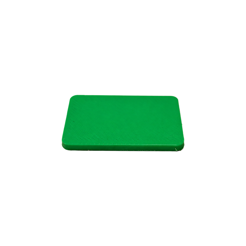 8 Pieces Rounded Corner Rectangular Bracket Pads, Smooth Flat Gaskets for Shelf Support — white background
